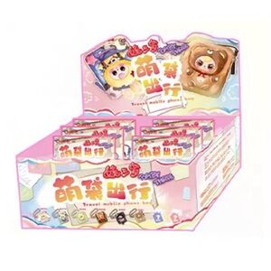 Baby Three Travel Mobile Phone Bag Series Vinyl Plush Doll Blind Box